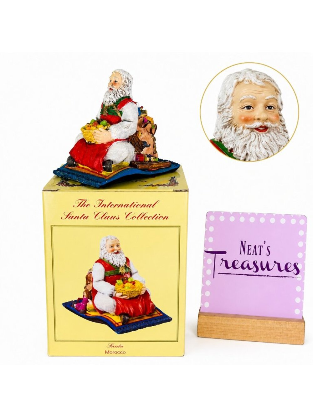 The International Santa Claus Collection 2006 MOROCCO Santa Handcrafted Figurine